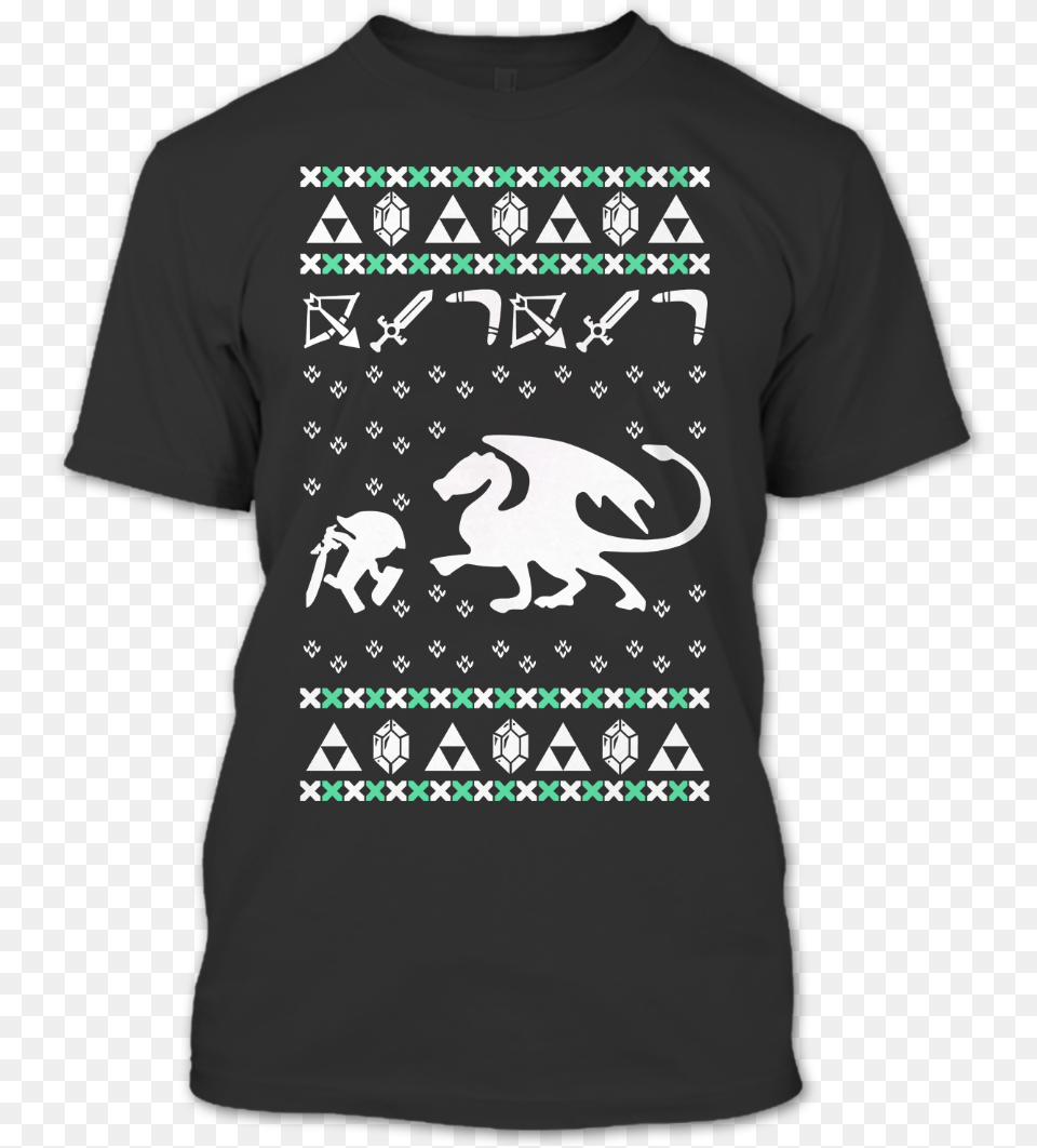 Zelda Ugly Christmas Sweater T Shirts The Legend Of Zelda T Shirt, Clothing, T-shirt Free Png Download