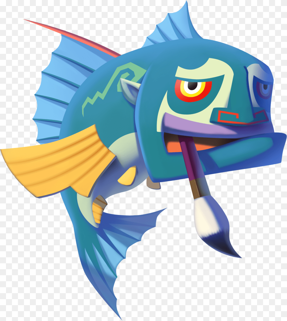 Zelda Wind Waker Fish, Animal, Sea Life, Baby, Person Png Image
