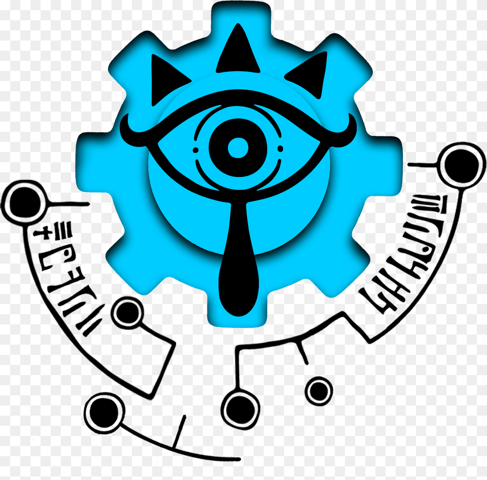 Zeldabotw Eye Close 09 Blu Eye, Machine, Emblem, Symbol, Animal Png Image