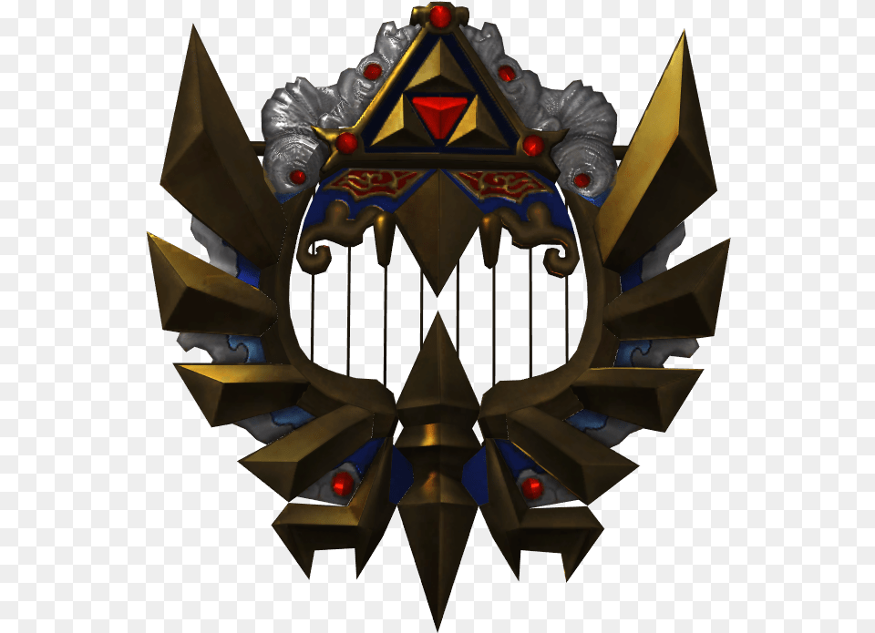 Zeldapedia Goddess Harp Hyrule Warriors, Emblem, Symbol, Logo Png Image