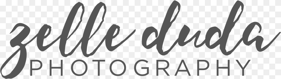 Zelle Duda Photography Calligraphy, Letter, Text Free Png Download