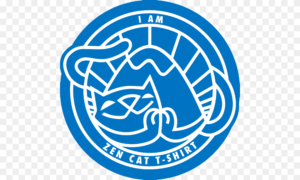 Zen Cat T Shirt Etsy Emblem, Logo, Symbol, Ammunition, Grenade Png Image
