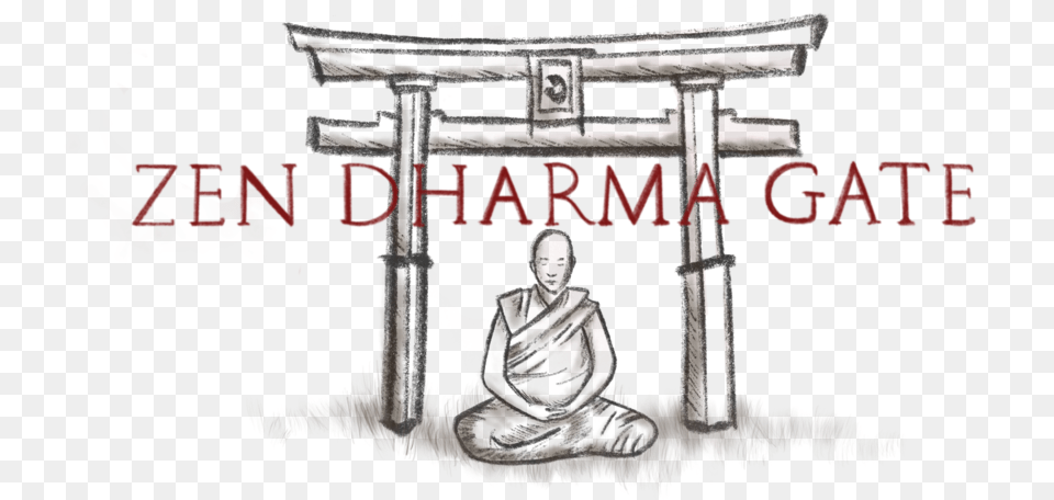 Zen Dharma Gate Torii, Adult, Male, Man, Person Free Transparent Png