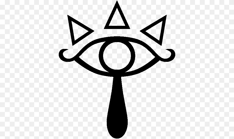 Zen Family Symbol Sheikah Eye, Cross, Silhouette, Lighting, Firearm Free Transparent Png