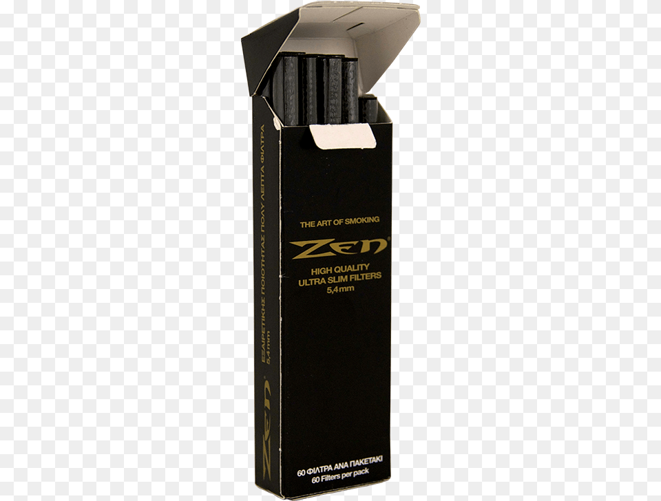Zen Premium Black Ultra Tips, Bottle, Book, Publication, Box Free Transparent Png