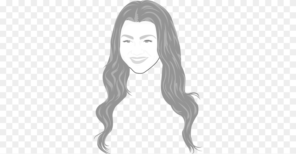 Zendaya Caricature By Thecartoonist Hair Design, Art, Adult, Portrait, Photography Png Image