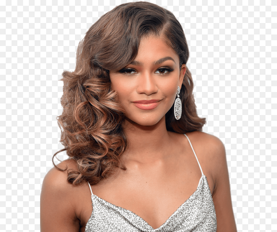 Zendaya Glamourous Hairstyle Black Hairstyles For Prom 2018, Portrait, Photography, Face, Person Png Image