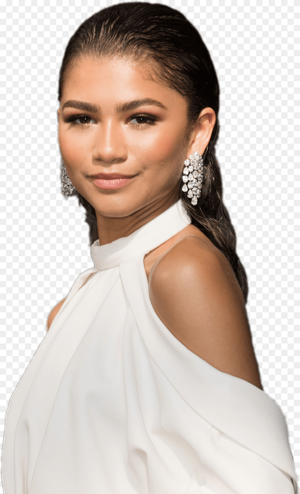 Zendaya Posing Zendaya, Portrait, Clothing, Dress, Photography Png