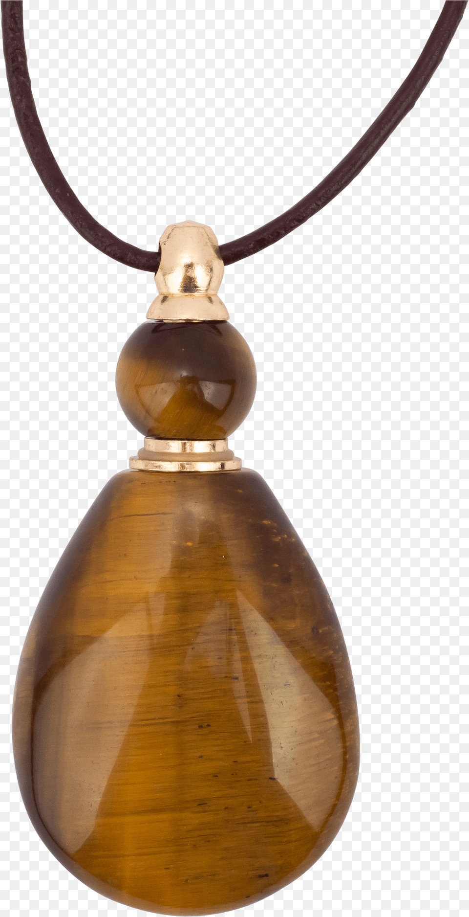 Zengo Tigers Eye Natural Stone Vial Necklace Locket, Accessories, Smoke Pipe, Pendant, Gemstone Free Transparent Png