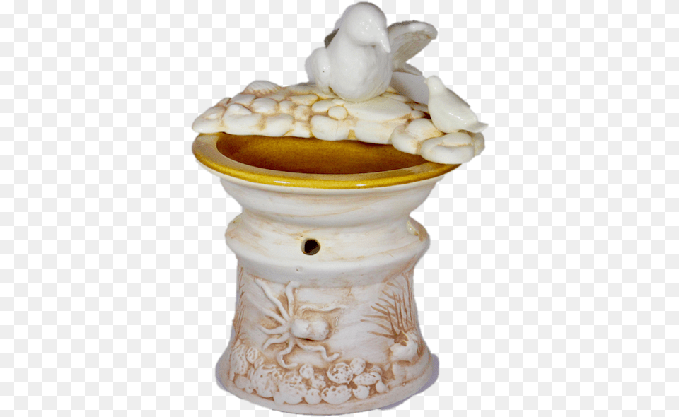 Zensuous Ceramic Aromatherapy Oil Candle Burner Ocean Sculpture, Porcelain, Art, Jar, Pottery Free Transparent Png