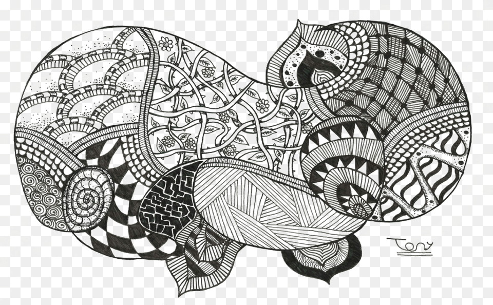 Zentangle Picture Zentangle Patterns, Art, Doodle, Drawing Free Transparent Png