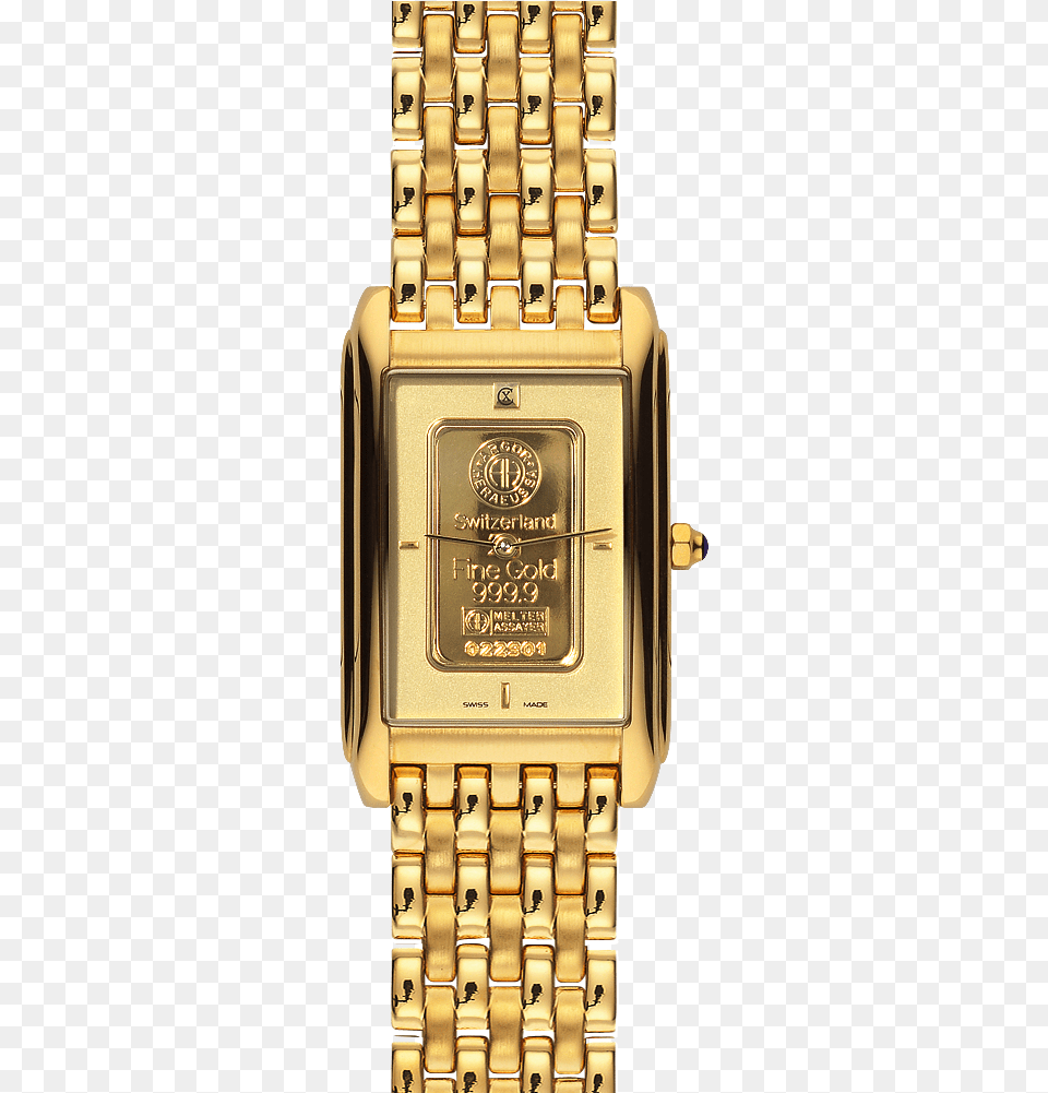 Zeon Gold Ingot Watch, Arm, Body Part, Person, Wristwatch Png Image