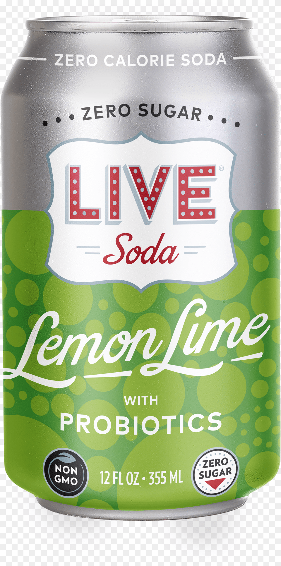 Zero Calorie Soda With Probiotics Live Soda Lemon Lime, Firearm, Gun, Handgun, Weapon Free Png Download
