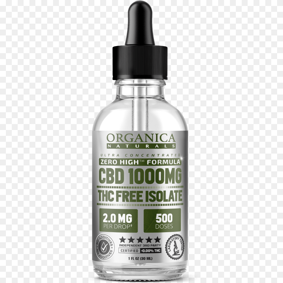 Zero High Cbd Oil Ultra Concentrated Isolate Tincture Cbd Oil Full Spectrum, Bottle, Cosmetics, Perfume, Ink Bottle Png
