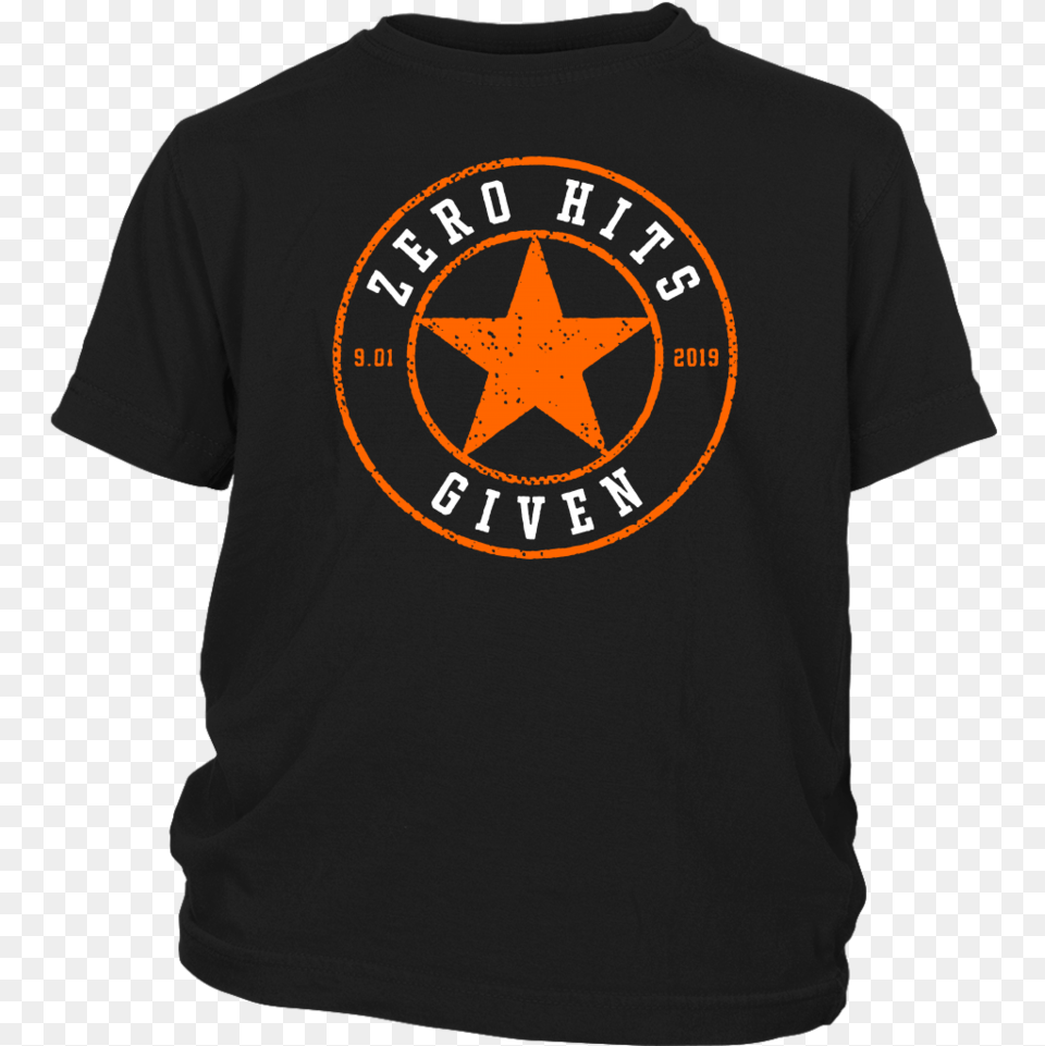 Zero Hits Given Shirt Houston Astros Houston Astros, Clothing, T-shirt, Symbol, Star Symbol Png Image