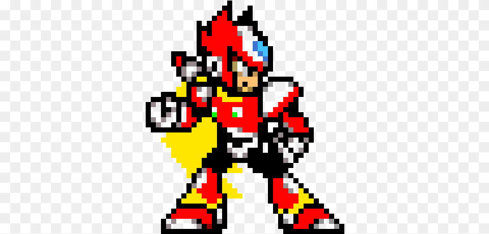 Zero Pixel Art Mega Man X, Qr Code Free Transparent Png