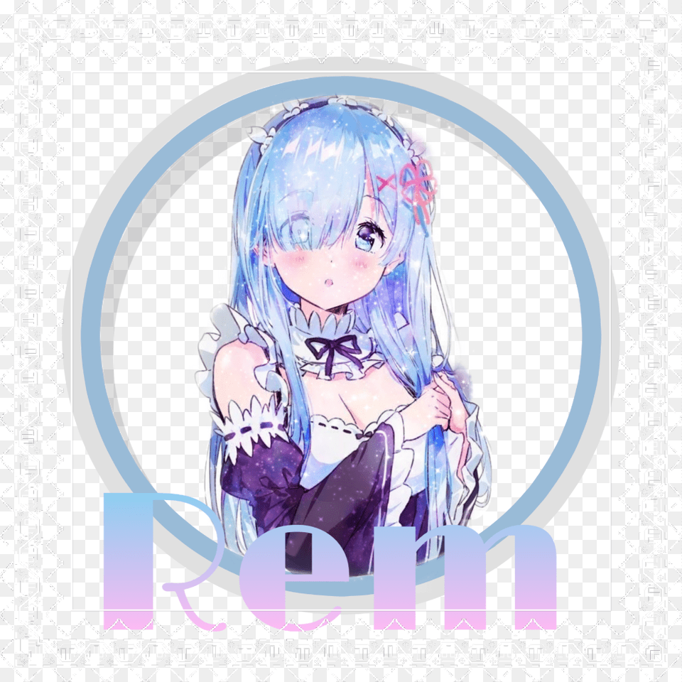 Zero Rem Cutee Cute Anime Girls With Blue Hair, Book, Comics, Publication, Baby Png Image