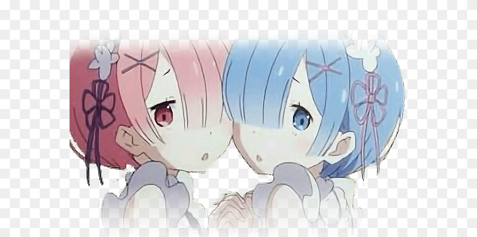 Zero Rem Ram Anime Rem Re Zero Gif, Book, Comics, Publication, Adult Png Image