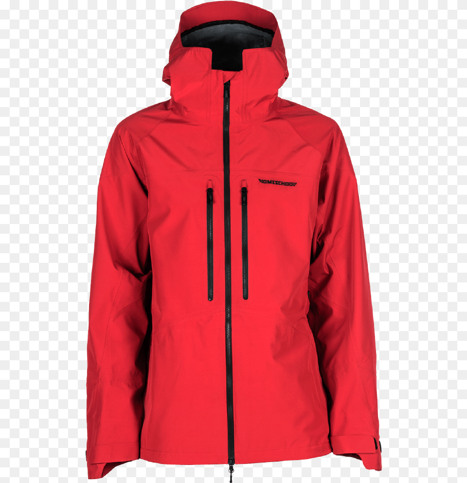 Zero Rh Ski Jacket Red, Clothing, Coat, Hood Png