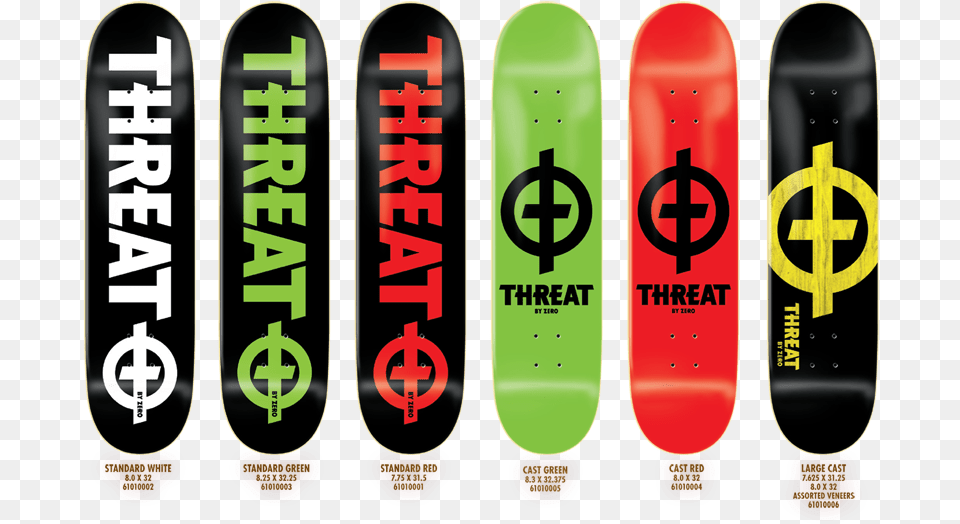 Zero Threat Deck, Skateboard Free Png