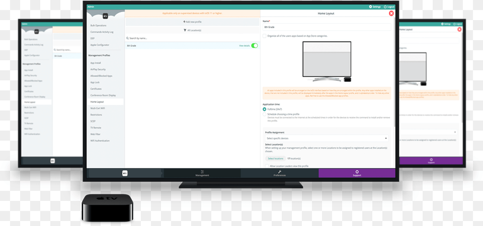 Zero Touch Configuration For Airplay Settings Mosyle Corporation, Computer Hardware, Electronics, Hardware, Monitor Free Transparent Png