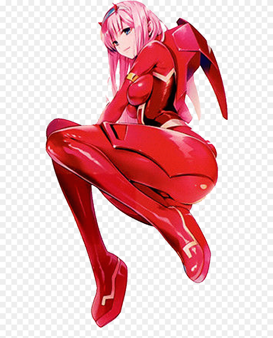 Zero Two Darling In The Franxx Suit, Book, Comics, Publication, Clothing Free Png