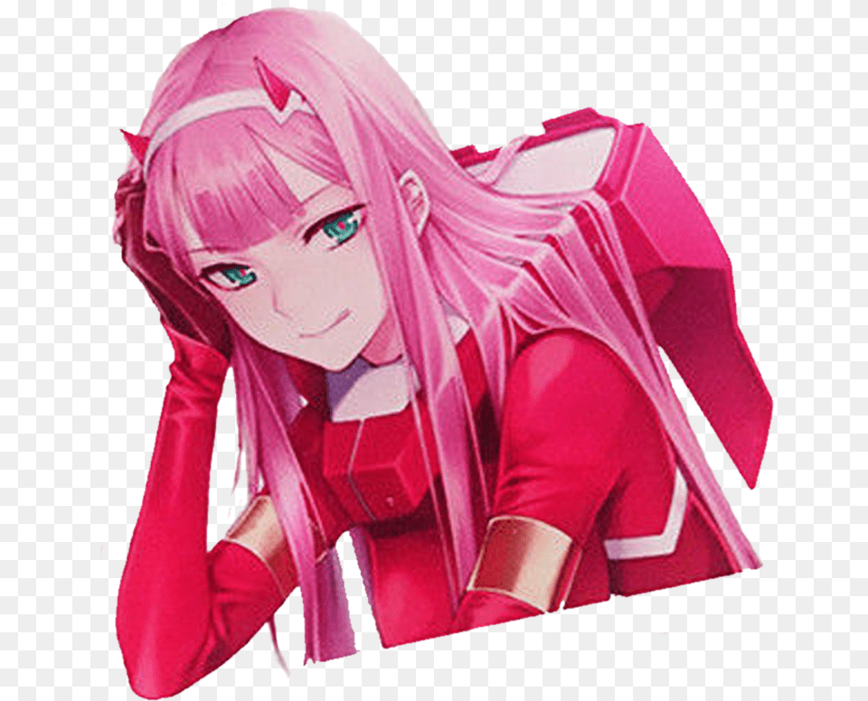 Zero Two Download Zero Two No Background, Book, Clothing, Comics, Costume Png Image