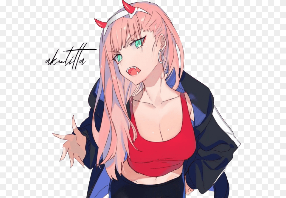 Zero Two Sexy Fanart, Baby, Person, Anime, Face Free Png Download