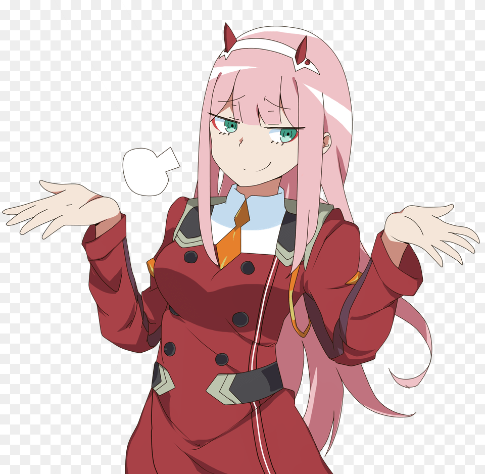 Zero Two Transparent Zero Two Transparent Background, Baby, Person, Anime, Book Png