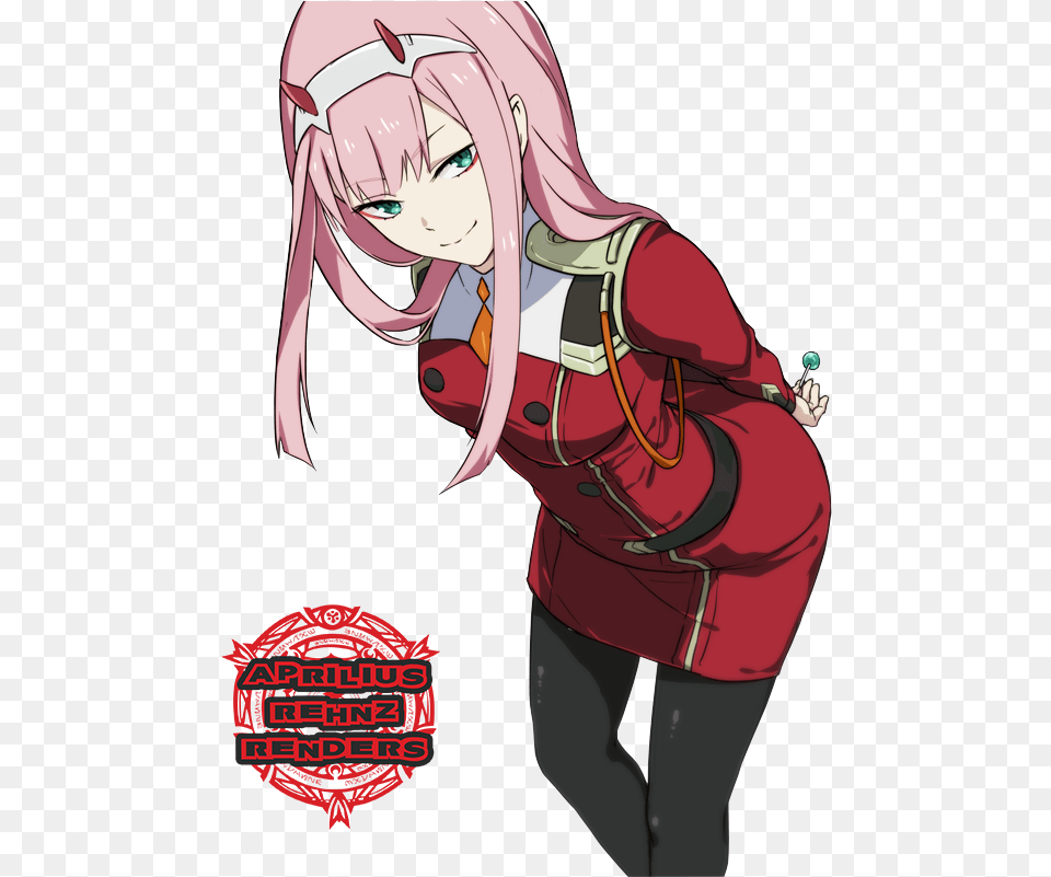 Zero Two V Zero Two Anime, Book, Comics, Publication, Adult Free Png
