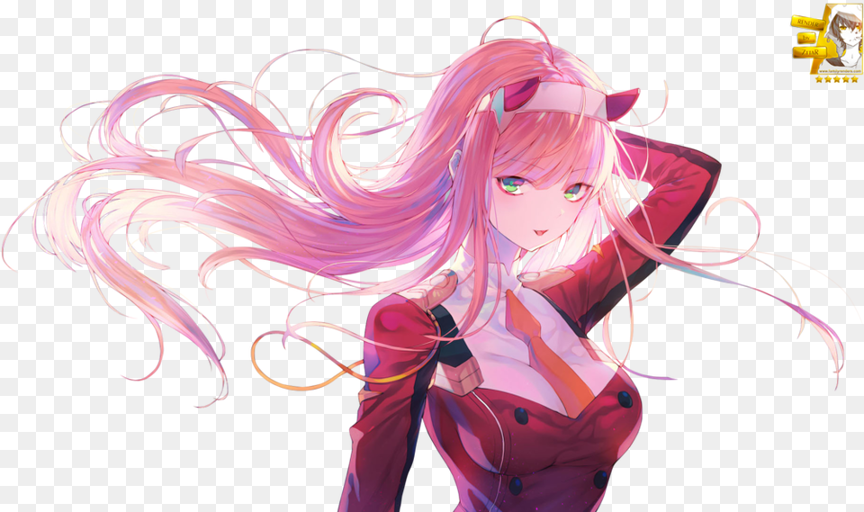 Zero Two Wallpaper Pc, Book, Comics, Publication, Adult Free Png