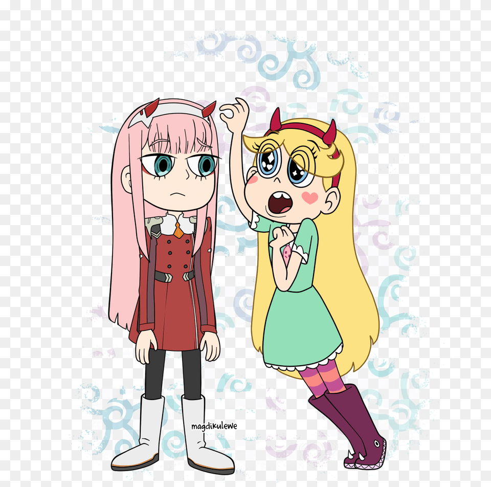 Zero Two Y Star Butterfly, Book, Publication, Comics, Person Png