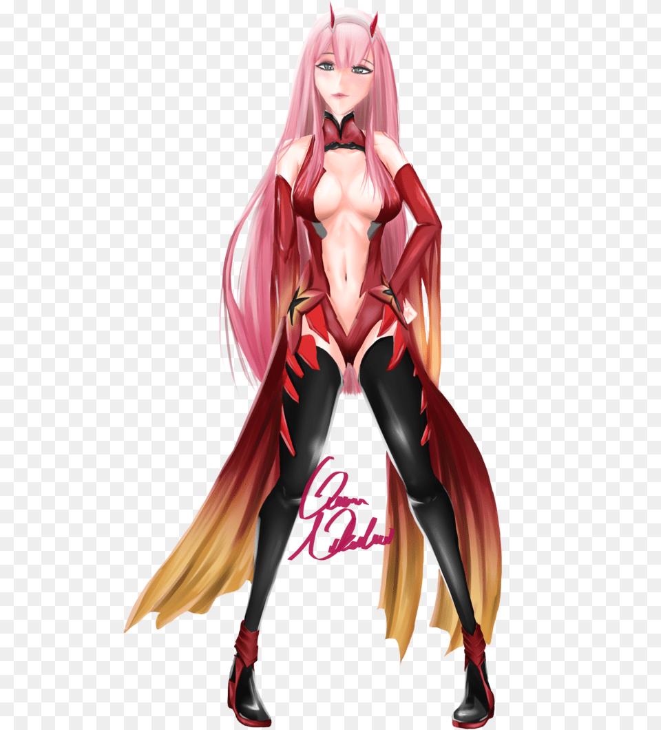 Zero Two Zero Two Halloween Art, Adult, Book, Comics, Female Png Image