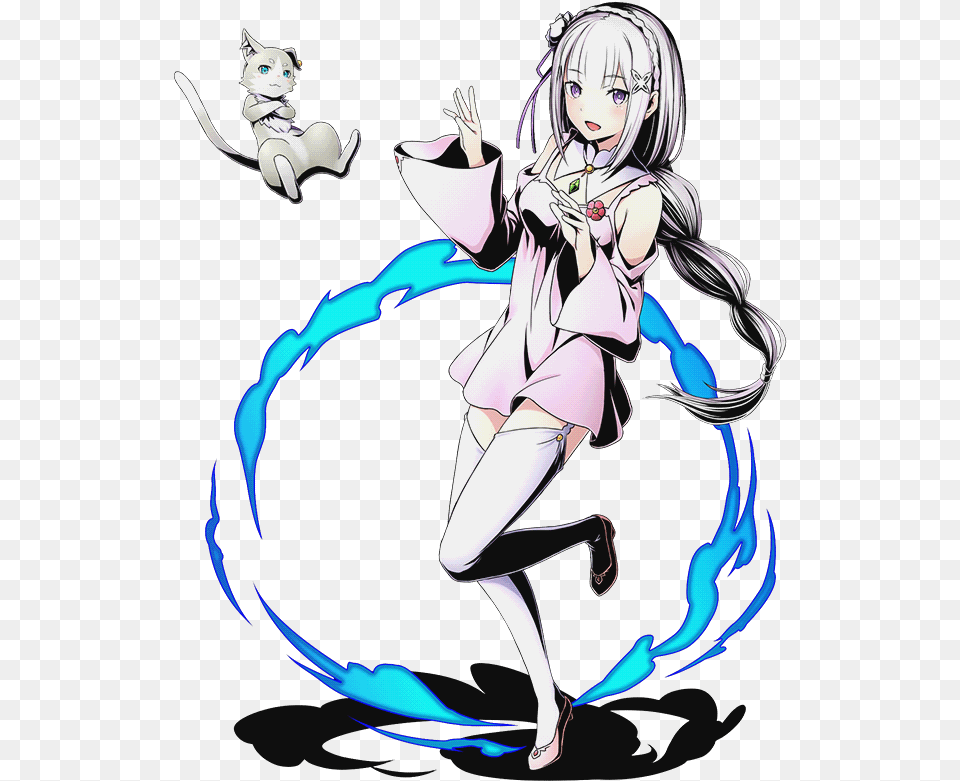 Zero X Divine Gate Collaboration Rezero Starting Life In Another World, Adult, Publication, Person, Female Png