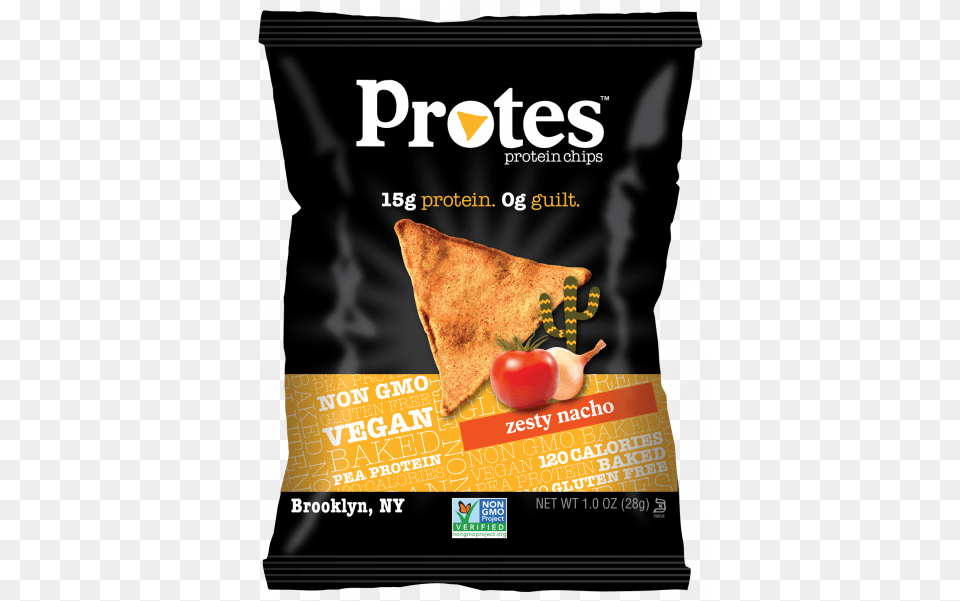 Zesty Nacho Protein Chips, Advertisement, Poster, Bread, Food Free Png