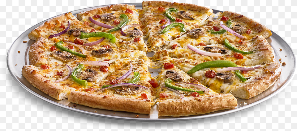 Zesty Veggie, Food, Food Presentation, Pizza, Bread Png Image