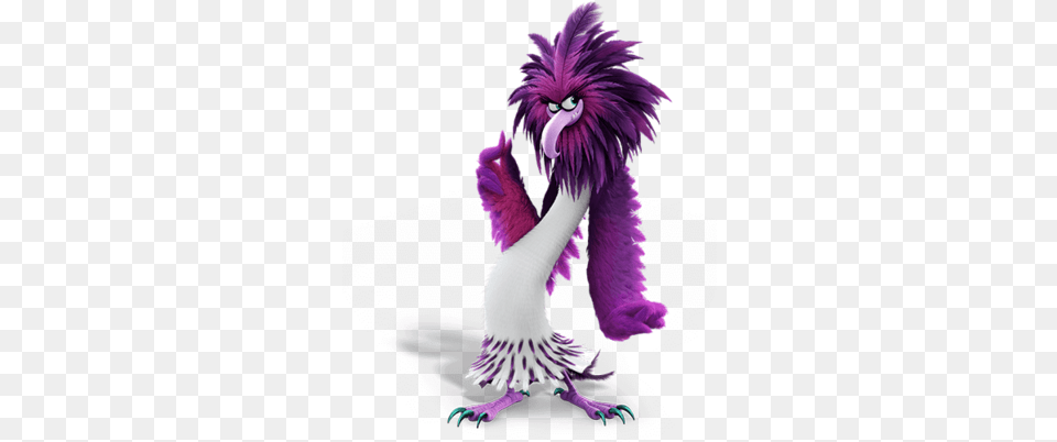 Zeta Angry Birds Wiki Fandom Angry Birds Movie 2 Zeta, Purple, Electronics, Hardware, Animal Png Image