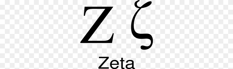 Zeta Clip Art, Gray Png