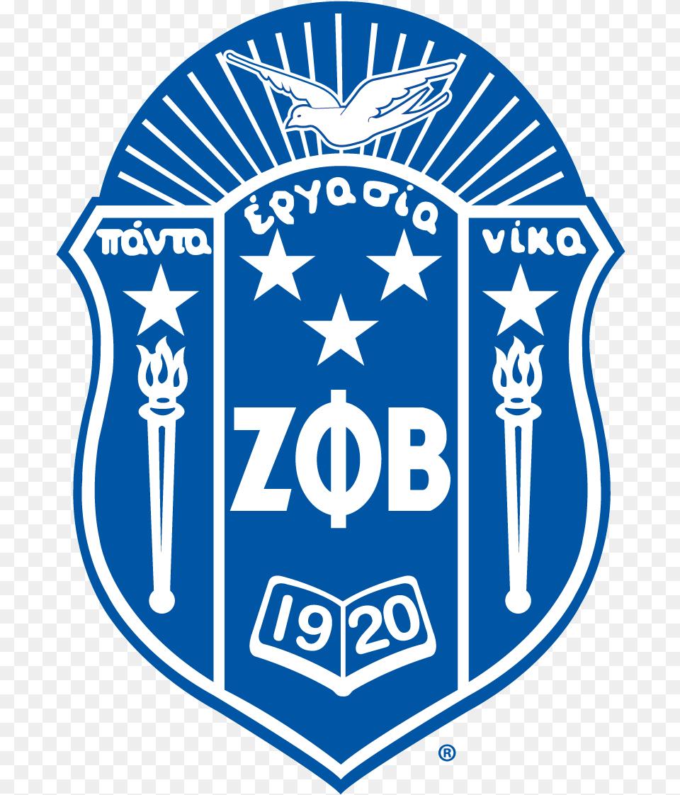 Zeta Phi Beta Crest Space Needle, Badge, Logo, Symbol Png Image