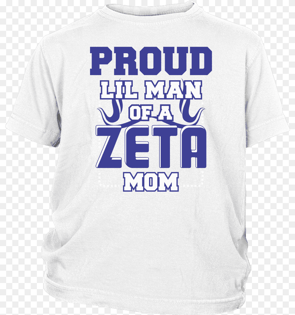 Zeta Phi Beta Proud Lil Man Active Shirt, Clothing, T-shirt Png Image