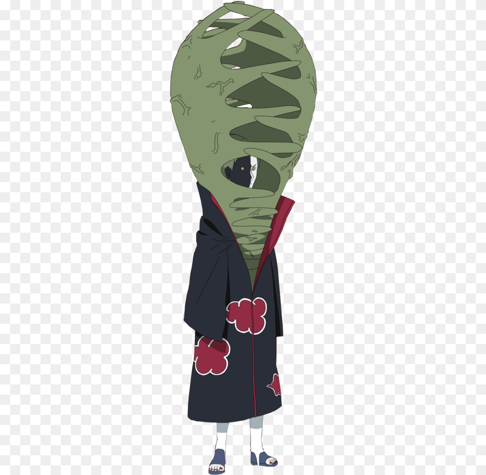 Zetsu Was Being Which Consisted Of Two Halves Quotwhite Zetsu Akatsuki Full Body, Clothing, Coat, Person, Dress Free Transparent Png