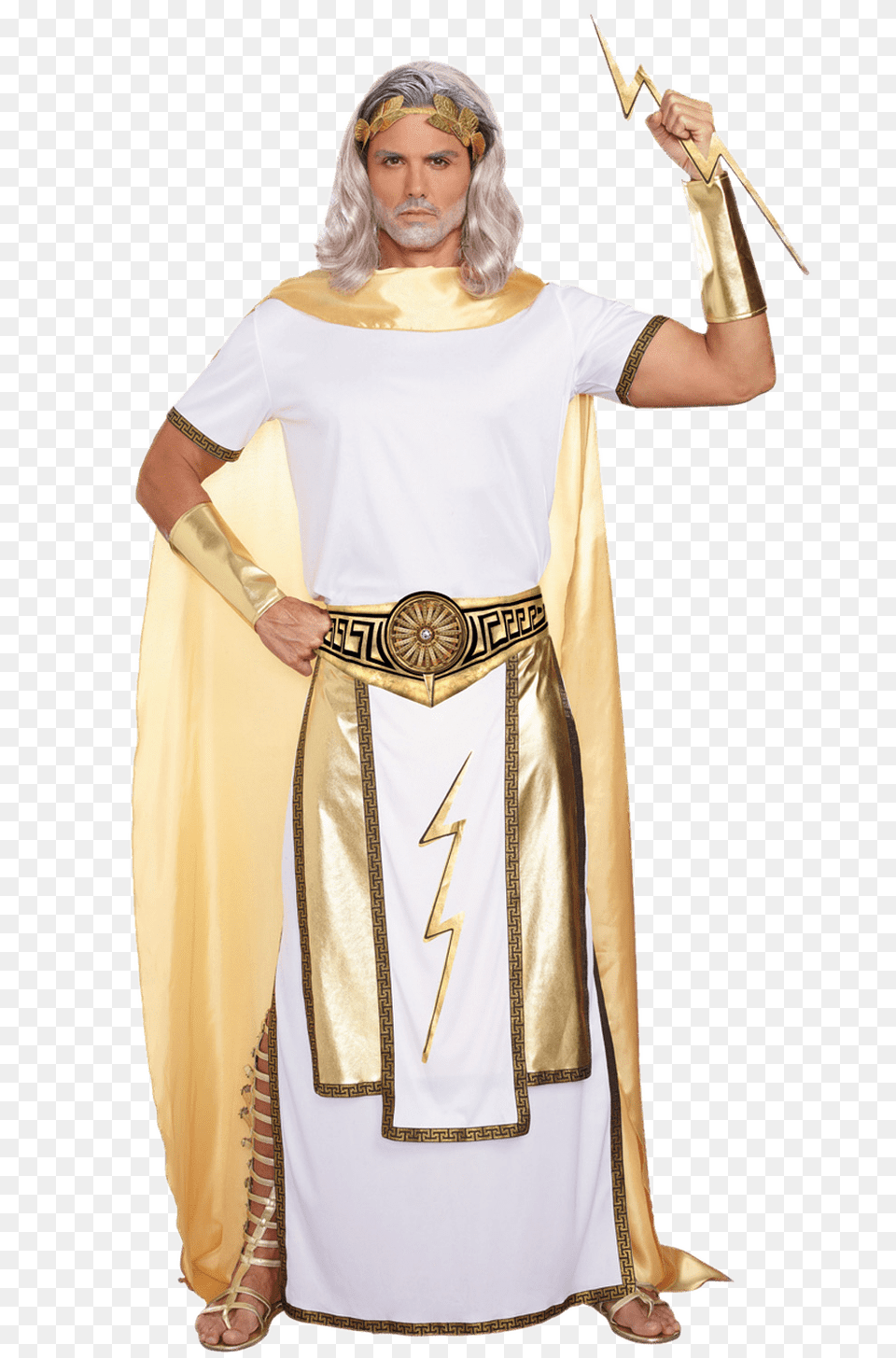 Zeus Costume, Clothing, Fashion, Person, Adult Png Image