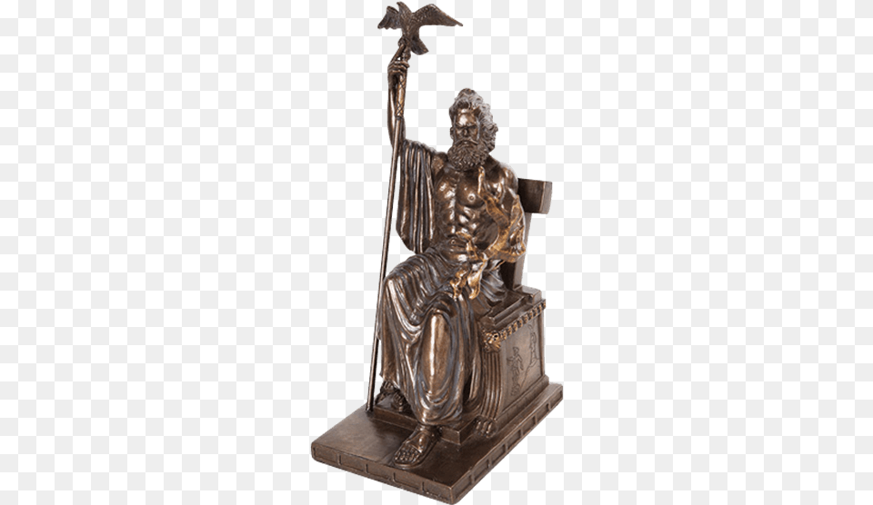 Zeus Statue Bronze Greek God Statues, Adult, Bride, Female, Person Free Png