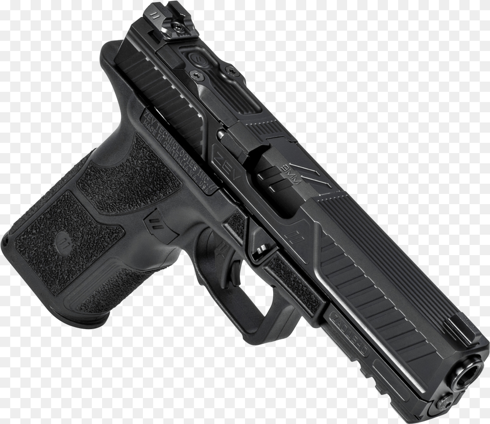 Zev Oz9stdbbns Oz9 Standard 9mm Luger 171 Black Zev Tech Oz9, Firearm, Gun, Handgun, Weapon Free Transparent Png