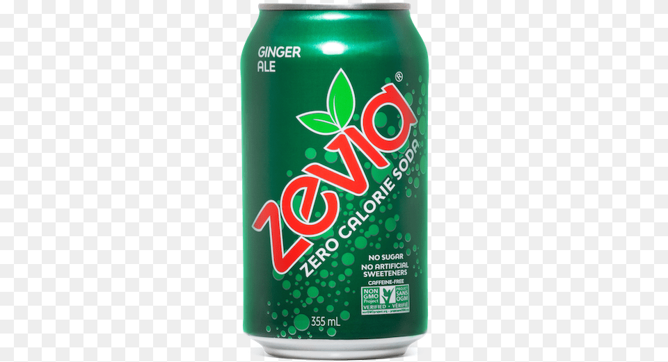 Zevia Zero Calorie Soda Ginger Ale 10 Pack 12 Fl, Can, Tin Free Transparent Png