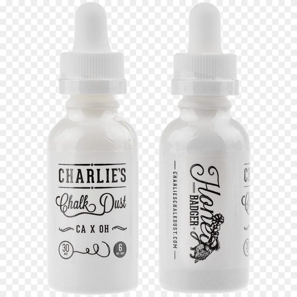 Zhidkost Charlie S Chalk Dust Honey Badger Download, Bottle, Shaker Free Transparent Png
