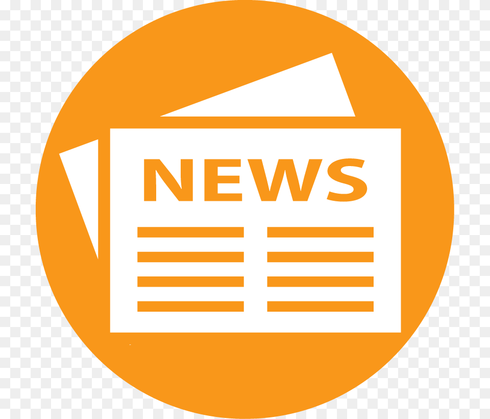 Zhs News And Events News Icon Orange Free Png Download