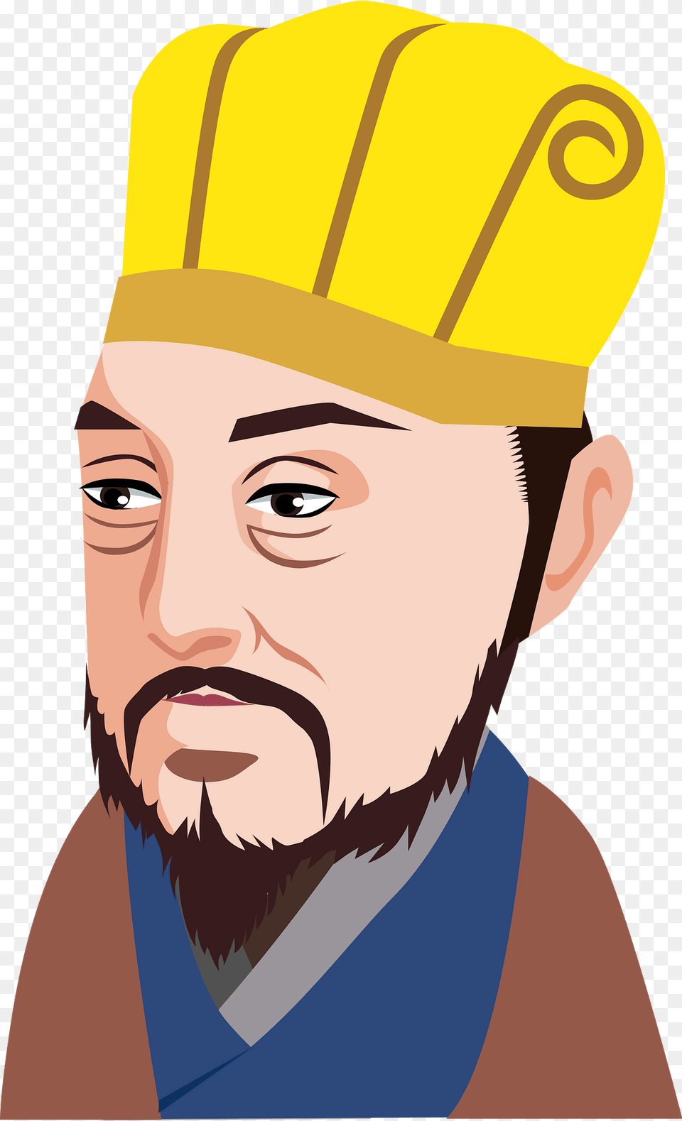 Zhuge Liang Clipart, Portrait, Photography, Person, Head Free Transparent Png