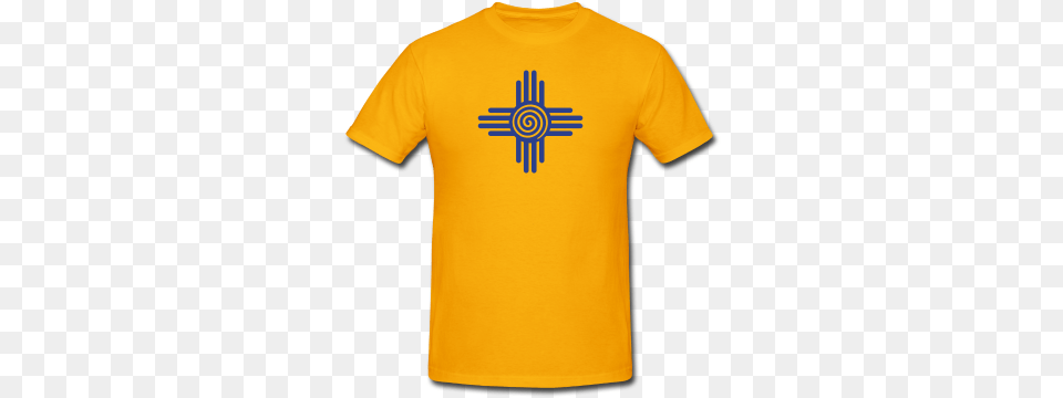 Zia Sun Spiral Pueblo New Mexico Symbol Svg T Shirt Borusse T Shirt, Clothing, Cross, T-shirt Png Image