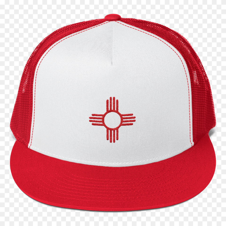 Zia Symbol Trucker Cap Enchantment, Baseball Cap, Clothing, Hat, Hardhat Png Image